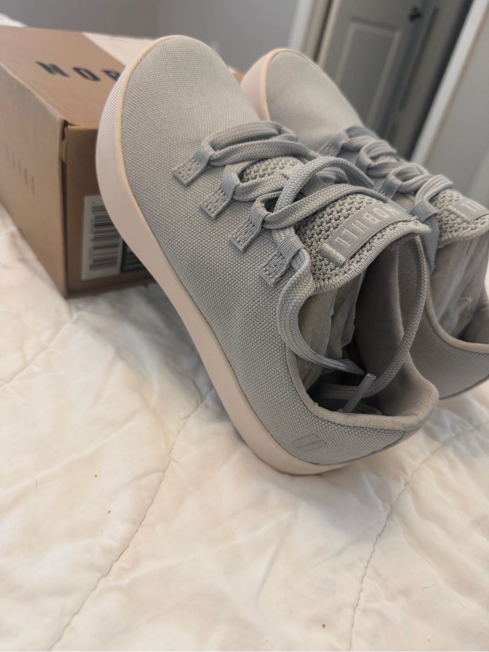NOBULL Light Gray Canvas Low-Top Sneakers - Picture 3 of 4